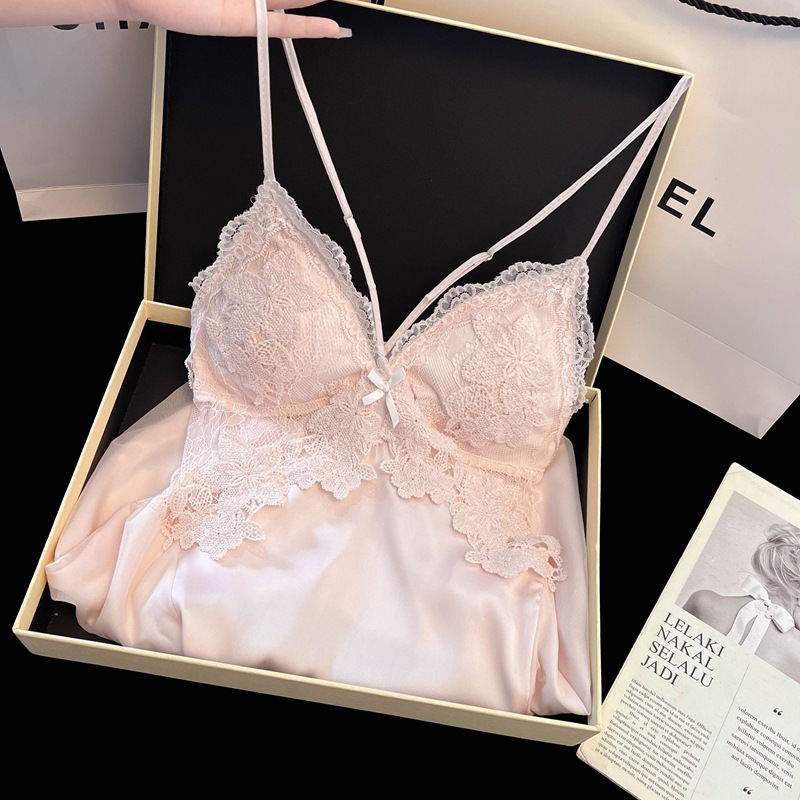 Silk summer pijama sleevless