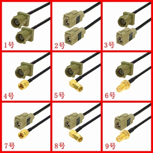 Fakra����K��SMA��/ֱ/��ĸ܇������GPS�����CRG174�m�����L�Ӿ�