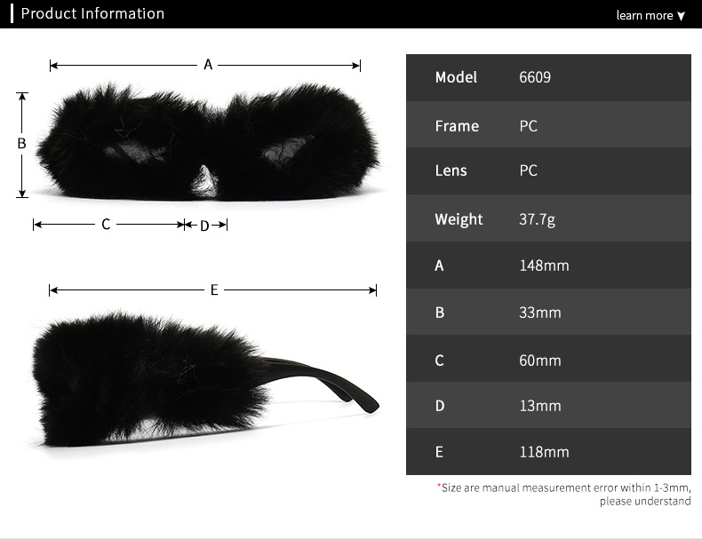 Cross border European and American concept polygonal wrapped "futuristic" sunglasses trendy sunglasses niche model 6609_voghion.com