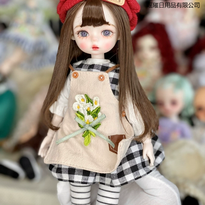6 точек Домашний BJD30 см сустав mjd кукла Макияж кукла 3D реальный глаз девочка игрушка наряд кукла