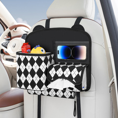 Car seat back storage bag, creative multi-functional rear seat car storage bag, trash can, car storage hanging bag