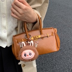 轻奢简约小众铂金包包女2025新款复古手提包高级质感单肩斜挎女包