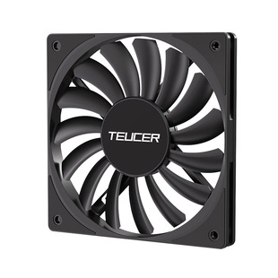 TEUCER 12012����̨ʽ��X�C��12cm�L�Ⱥڰלؿ��o��CPUɢ����