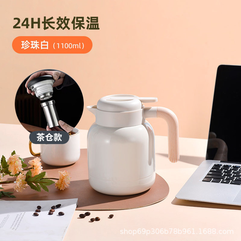 316 de acero inoxidable tetera estofada olla térmica miso antiguo té blanco cáscara de mandarina olla estofada Shangming cafetera hervidor