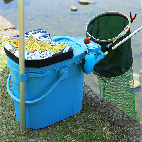Multifunctional fishing box, fishing bucket, fishing bucket, road sub-bucket, thickened fishing portable bucket, live fish bucket, fishing stream bucket