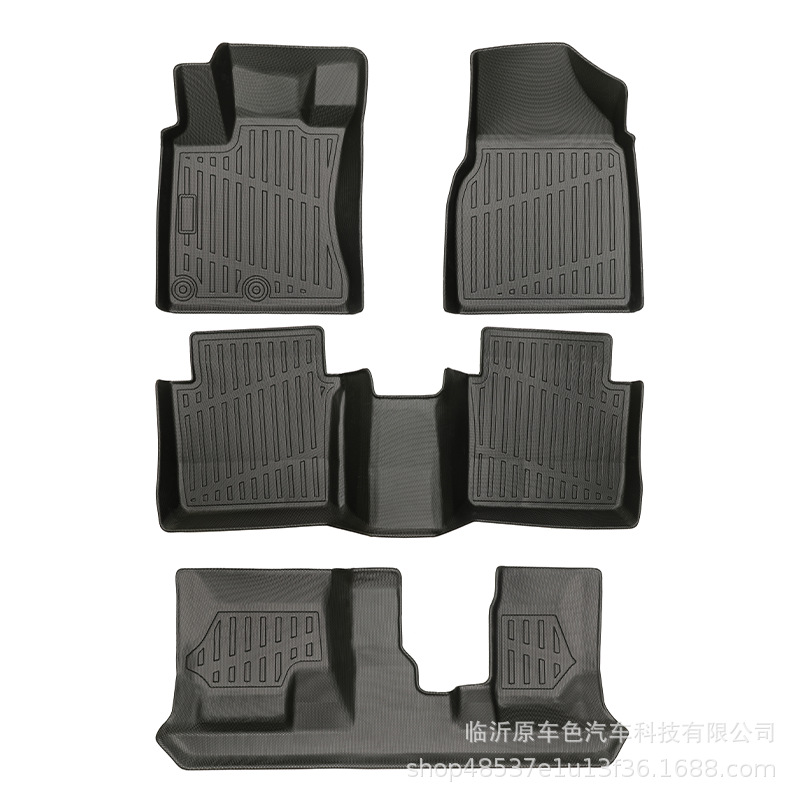 Europa para Nissan Qashgai combustible 2007 - 20143D todo el tiempo material TPE almohadilla de pie de automóvil