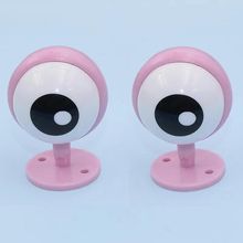 电动车车载摆件搞怪大眼睛装饰可爱个性头盔装饰电动车配饰