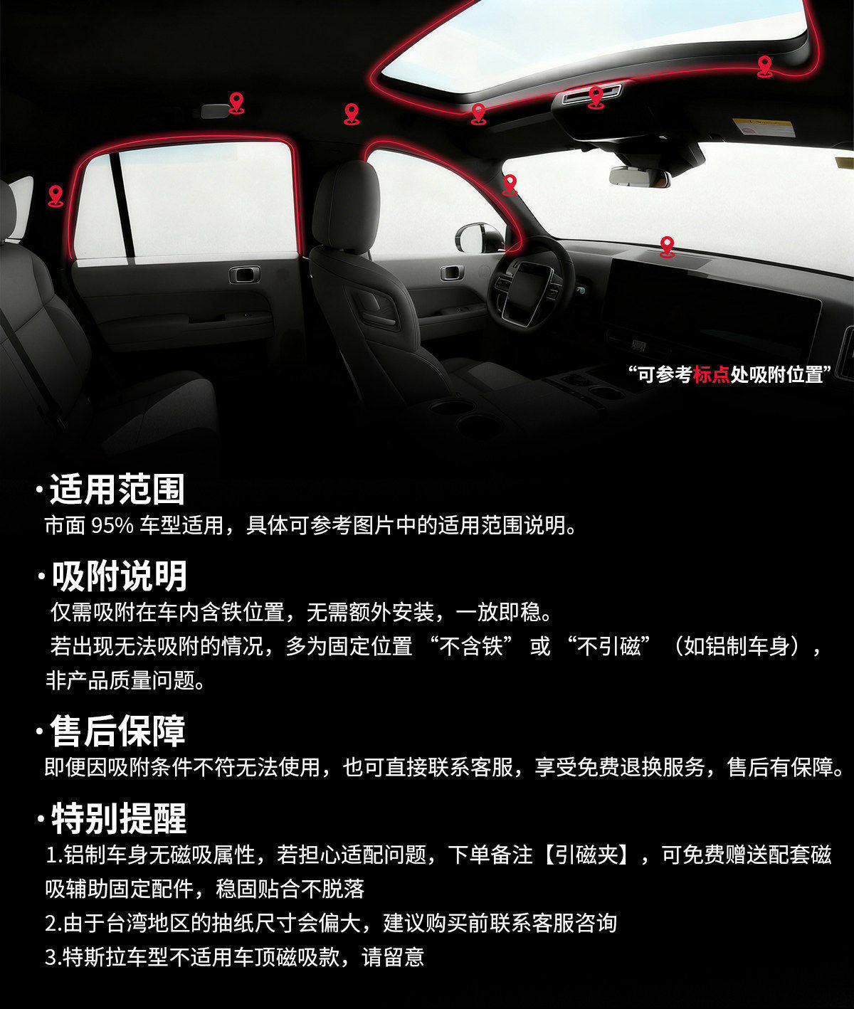 Magnetic Car Tissue Box, In-Car Tissue Holder, Car Hanging Bag, Sun Visor Center Console High-End Tissue Hanging Bag