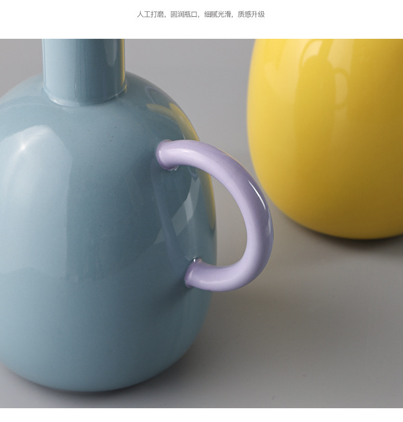 Title 3, Creative Water Bottle-Shaped Colorful Ceramic V...