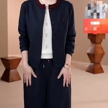 一件代发直播爆款2025夏季新款休闲大气运动百搭高级感修身套装