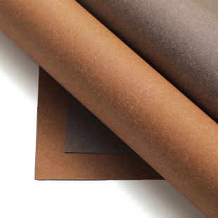 Factory wholesale large color soldering paper wrapping paper raw pulp retro dark kraft paper kraft paper
