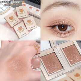 SWEET MINT揉揉多用粉麻薯土豆泥高光粉珠光爆闪防水单色眼影学生