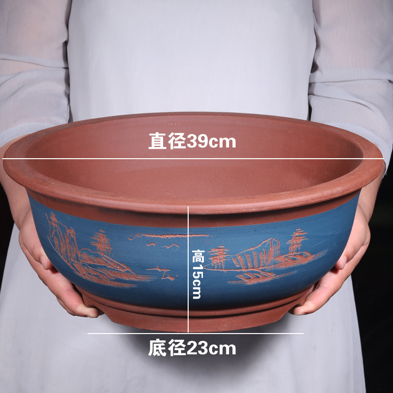 39cm large blue bowl and basin, unlimited purchase