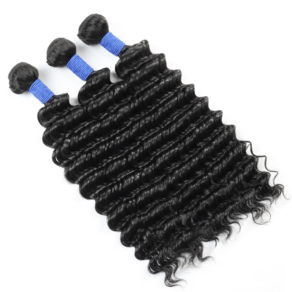 Inverted Hair Natural Color 10A Deep Wave Human Hair Real Hair Curtain Cross-Border Export Spot
