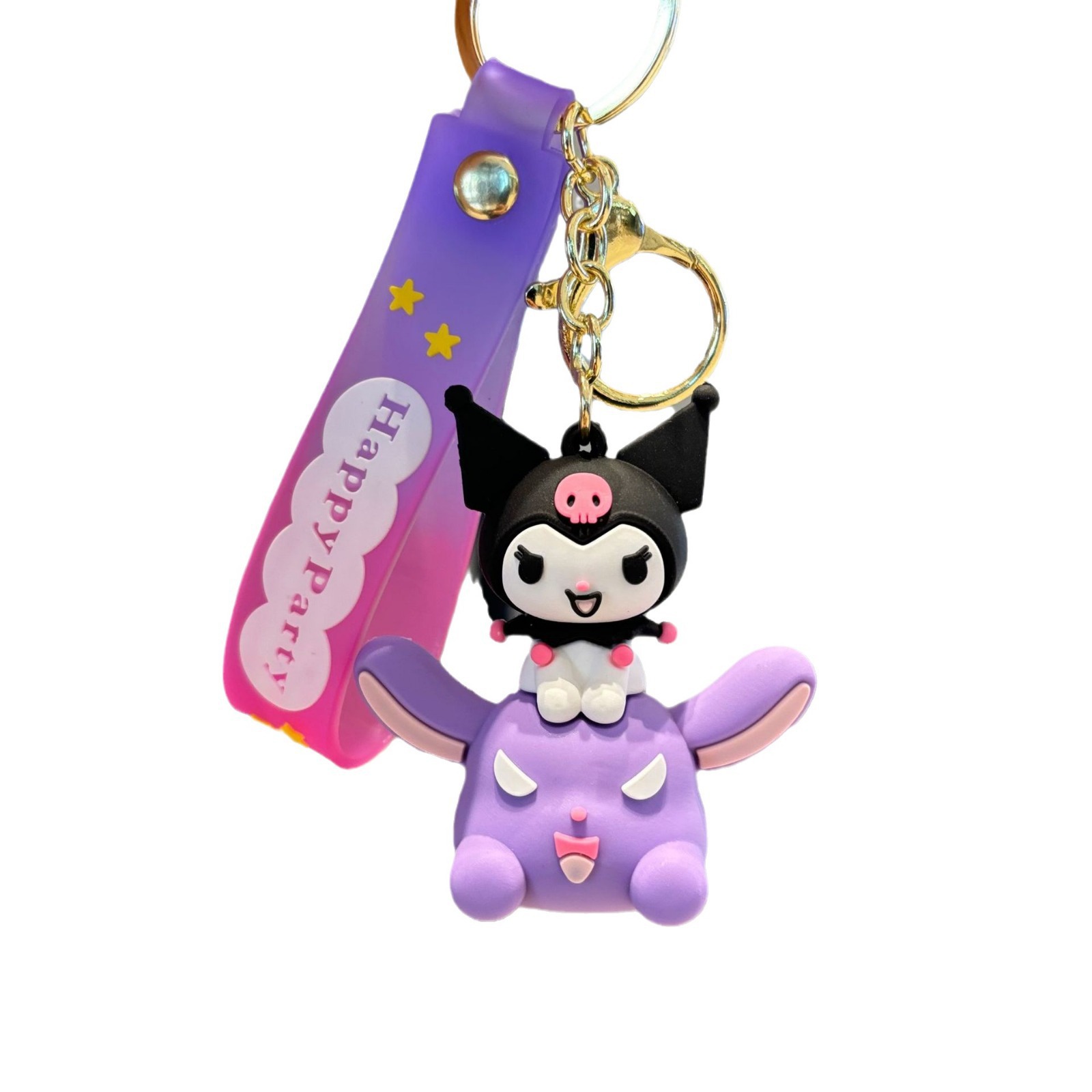 Caricatura Sanrio Colomi Keychain pvc muñeca colgante para atrapar al bebé pequeño regalo llavero adornos al por mayor