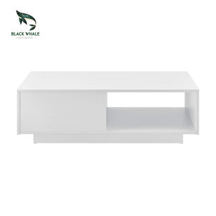 Amazon cross-border source factory panel furniture coffee table coffee table simple storage with drawer living room wholesale