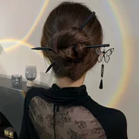 Китайская заколка для волос, зажим для волос, Hanfu, аксессуар для волос, чонсам, китайский стиль, простой и элегантный дизайн