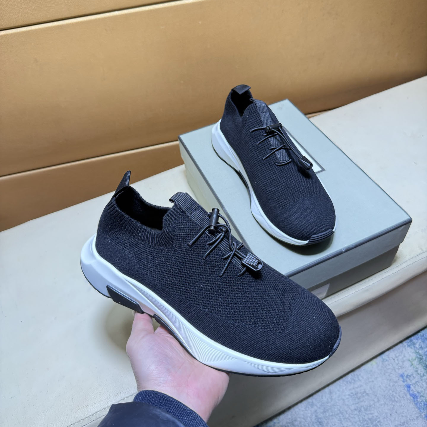 Chaussures décontractées homme en mesh respirant à lacets_voghion.com