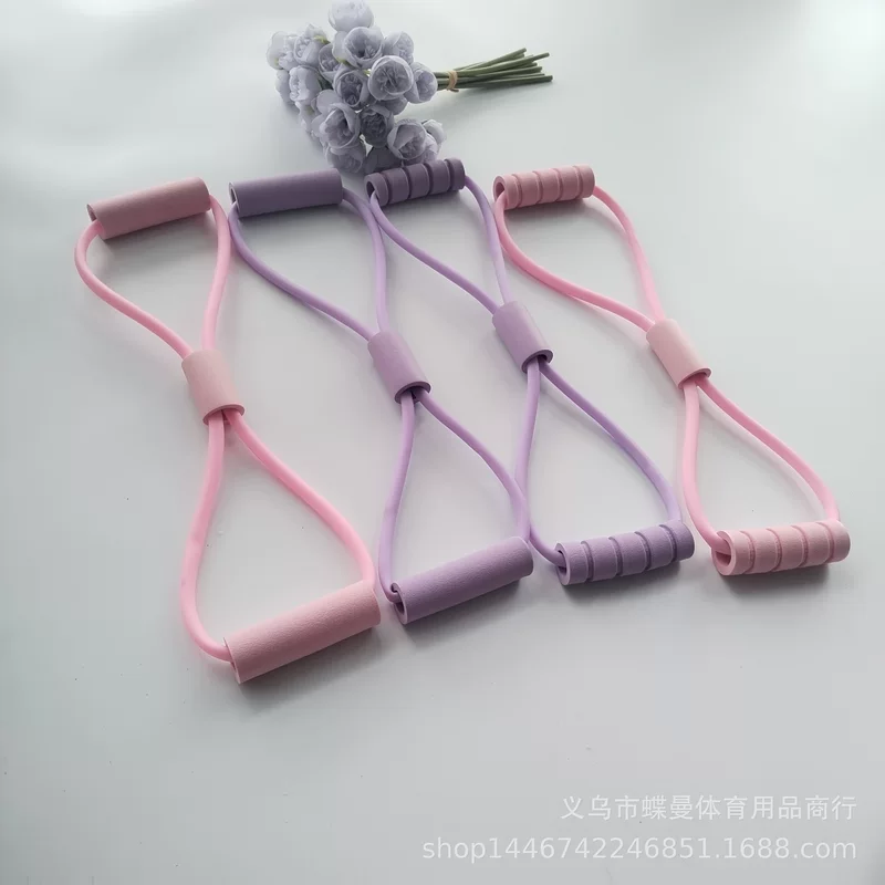 Colored rope for gym, yoga clothing, beautiful back