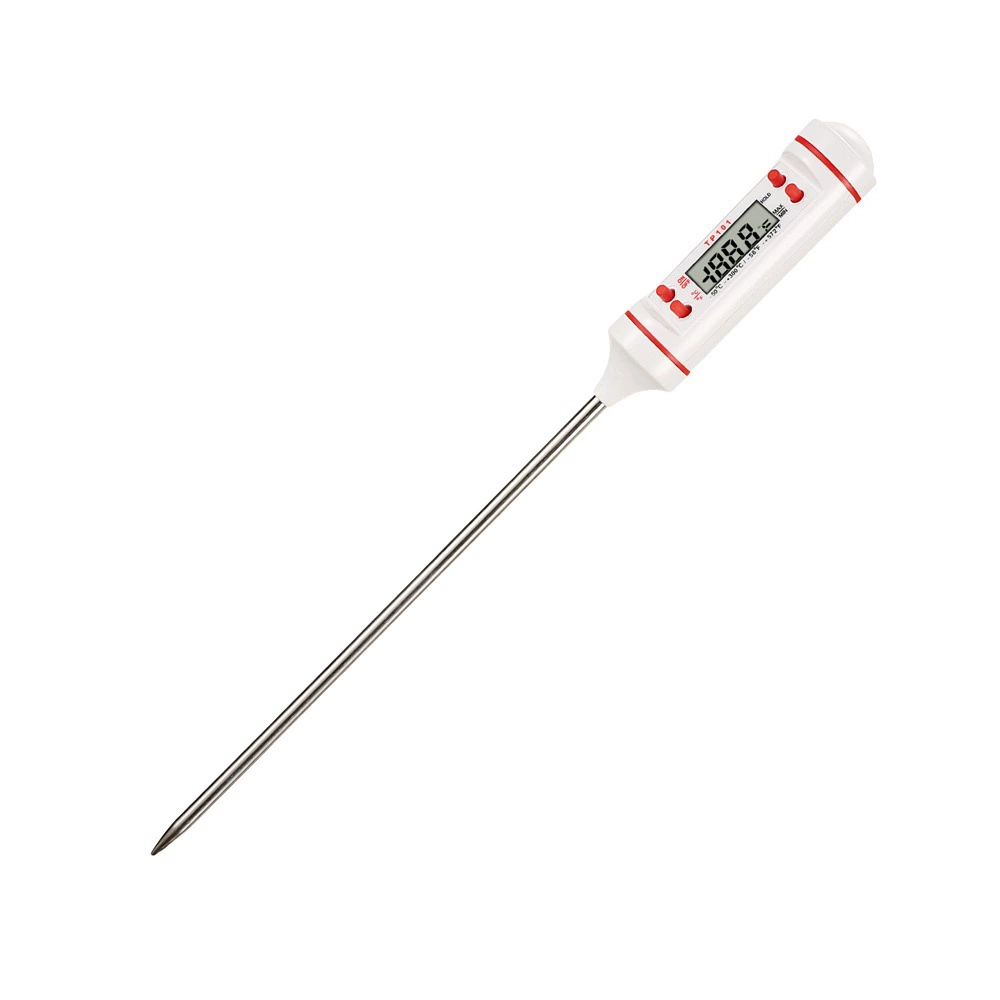 Electronic handheld thermometer, temperature measurement