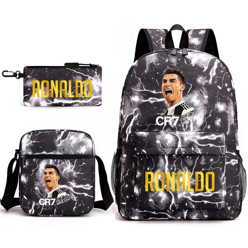 Mochila de tres piezas, mochila para hombres y mujeres, mochila a prueba de salpicaduras [una también es precio al por mayor] mochila de espalda protectora