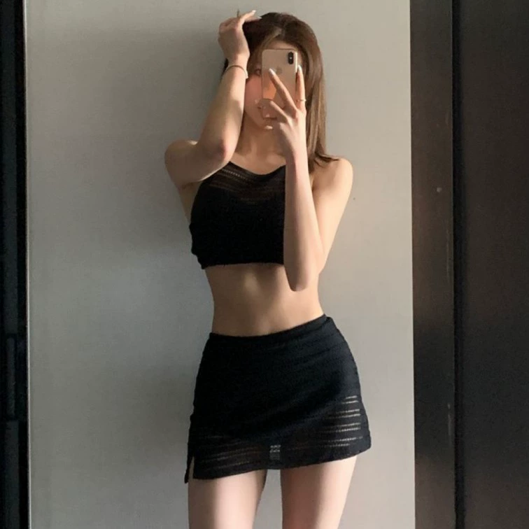 Brand lace split swimwear, high-quality style