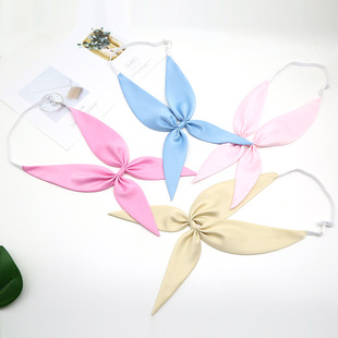 No-Sew Goldfish Bow Sailor Suit Triangle Scarf Goldfish Knot Rabbit Ear Jk Uniform Women's Scarf Extension School Style