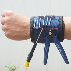 3列5列磁気磁気リストバンドツールバッグ電気技師用アクセサリーマグネットピックアップツールネジ吸着磁気リストバンド