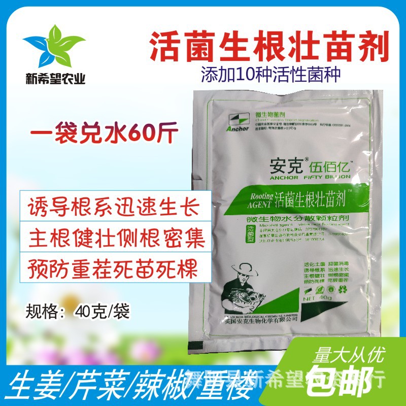 安克 活菌生根壮苗剂 生姜芹菜辣椒重楼柴胡生根壮苗防死棵 40g