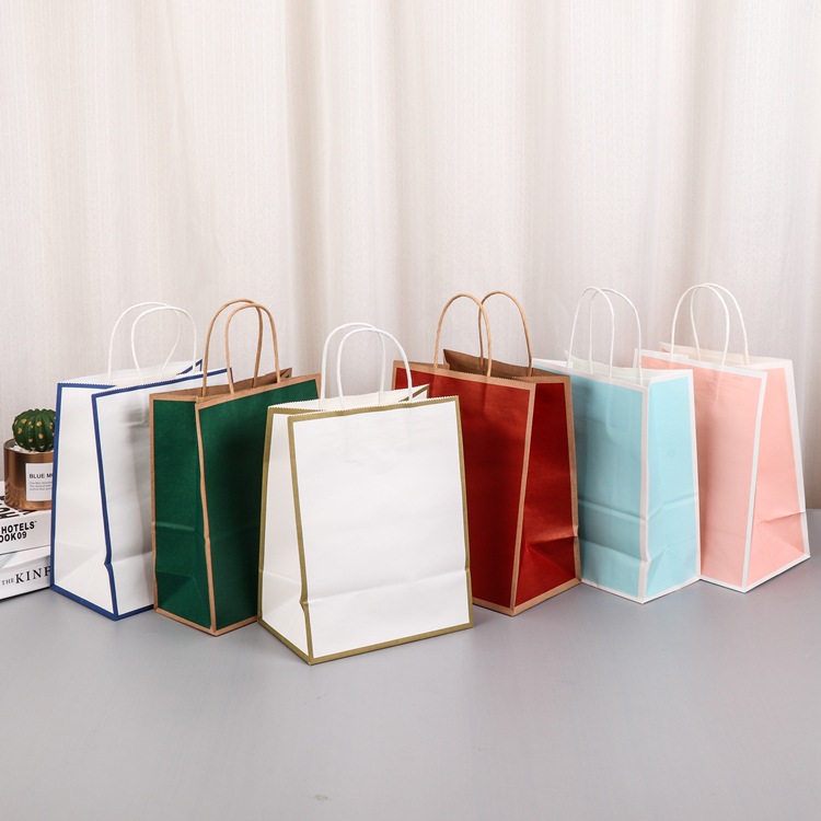 礼品袋伴手礼手提纸袋化妆品首饰打包购物袋供应批发可印logo