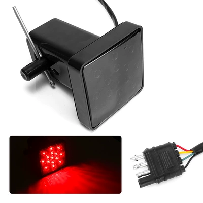 15Led Pickup Brake Light 12Led Truck Trailer Tail Light Trailer Hook Traction Bayonet Brake Warning Light Tail Light (Tail light) - tow-hook-light-15-lights
