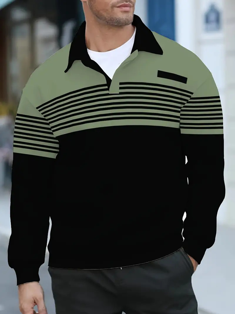 Sudadera para hombre nuevo primavera, otoño e invierno juventud engrosamiento color degradado solapa marca de moda chaqueta de manga larga MB14