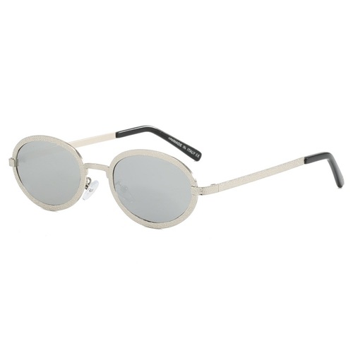  new metal oval frame sunglasses fashionable carved women's sunglasses men's glasses sunglasses