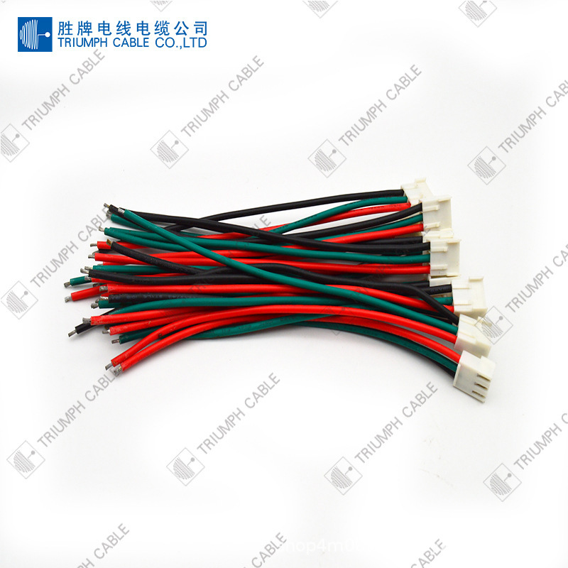 UL1007电子线 铁氟龙高温线 4p端子线 线束加工RV裁条