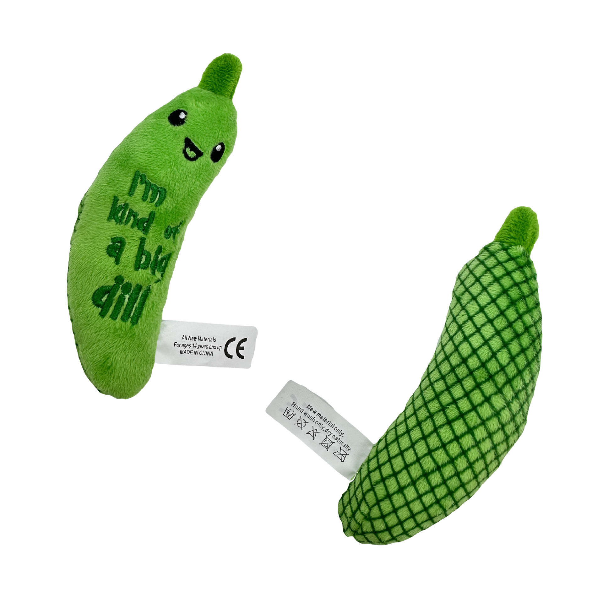 Nuevo estilo transfronterizo chew toy muñeco de pepino de peluche gato mordiendo menta gatera juguetes de sonido suministros para mascotas