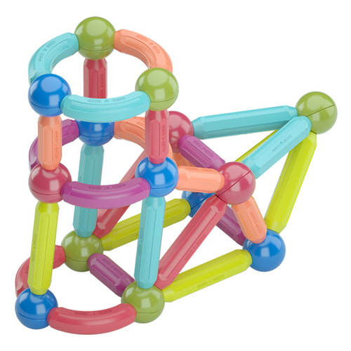 Cross-border ever-changing magnetic sticks for young children building blocks assembling educational baby early education magnets 3-year-old boys and 5 girls toys
