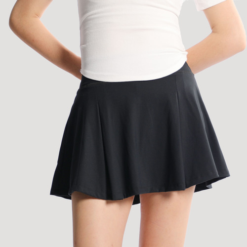 Women's Large Size Sports Shorts with Anti-Bleeding, Outdoor Quick Dry Skirt Pants for Running, Breathable Gym Short Skirts Tennis Skirts