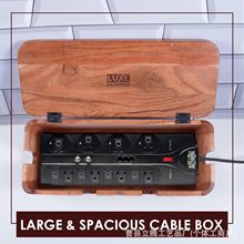 桌面插排收纳盒电线插座理线盒插线板电源集线盒藏线盒理线神器