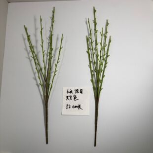Factory Wholesale 6 Heads 78 Mesh Two-Color 52cm cm Branch Flower Pole Artificial Plant Rose Christmas Qingming Flower Pole