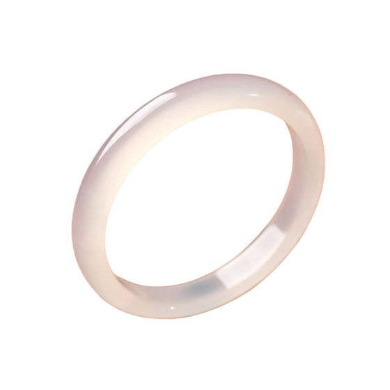 Super fairy white moonlight high ice imitation chalcedony bracelet new fashion simple jade bracelet wholesale