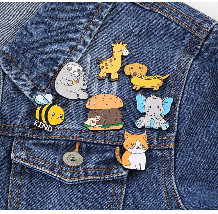 14g Weight Brooches Classification Holiday, Party Occasion Alloy Material Animal Pattern Unisex Gender Plating Design Cartoon Style Style Cartoon Style Pin Animal Alloy Plating Unisex Brooches