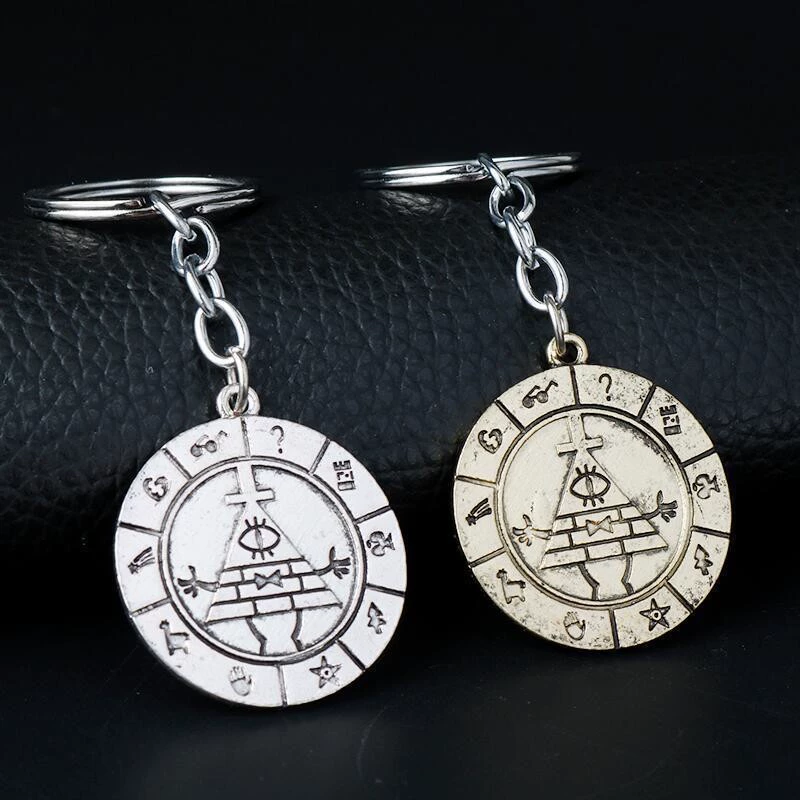 Потусторонний ожерелье из американской анимации Weird Town Gravity Falls Delta Bill Bill Bill Dip Diary Keychain