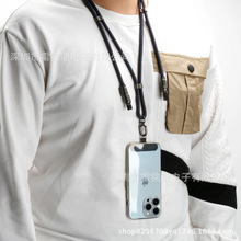 跨境4合1手机挂绳数据线编织适用华为65W苹果PD27W双typec充电线