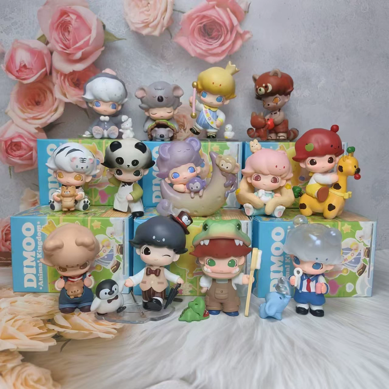 Blind box-фигурка (DIMOO) серия Animal Kingdom — милые коллекционные фигурки, ПП, разные размеры