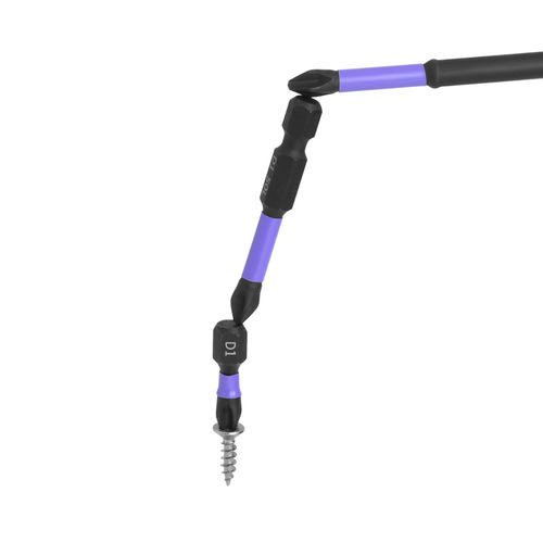 Boutique purple non-slip bit screwdriver S2 steel electric bit tip cross bit electric strong magnetic drill bit