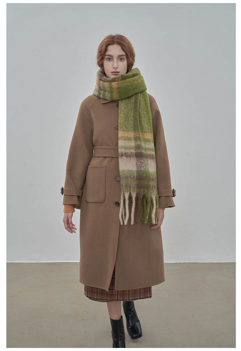 Klassischer Damen Schal Aus Webpelz Kaschmir Für Den Winter_voghion.com