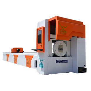 Hongji New Laser Tube Cutting Machine Processing Customized Fiber Laser Tube Cutting Machine Carbon Steel Stainless Steel Cutting Machine