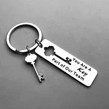Ключ новоя Amazon officinale you are a key paer of you из нержавеющей стали брелок подарок