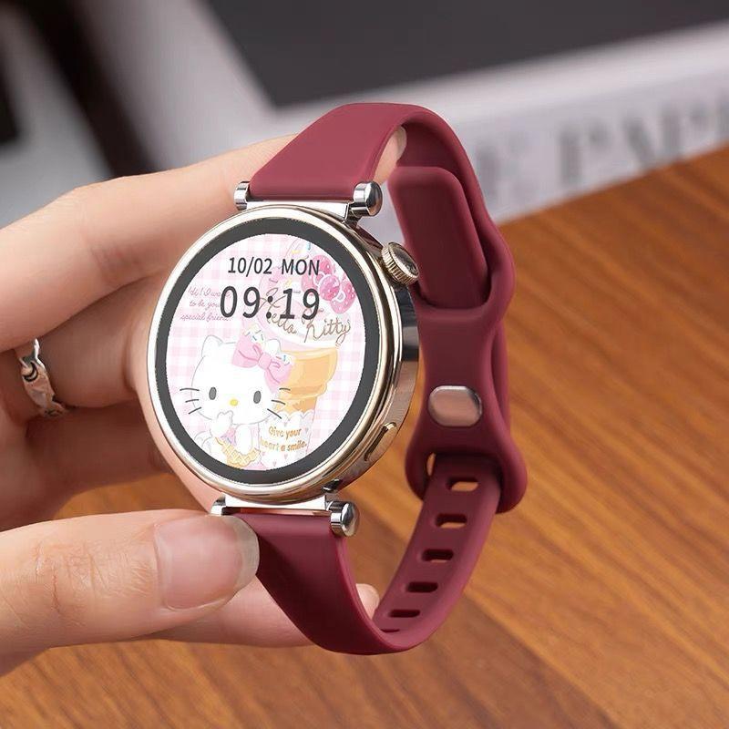 Suitable for Xiaomi Watch 5 Slim Waist Silicone Strap Color/2 Sport S2/S1pro Huami GTR4/3/2e