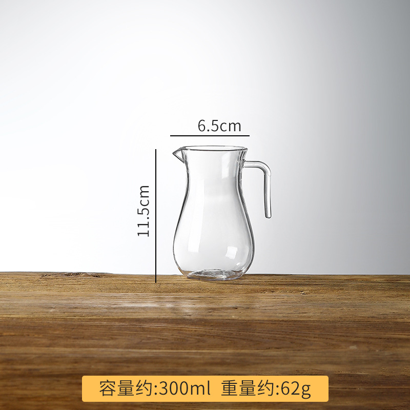 손잡이가 있는 큰 배꼽 와인 디스펜서 300ml